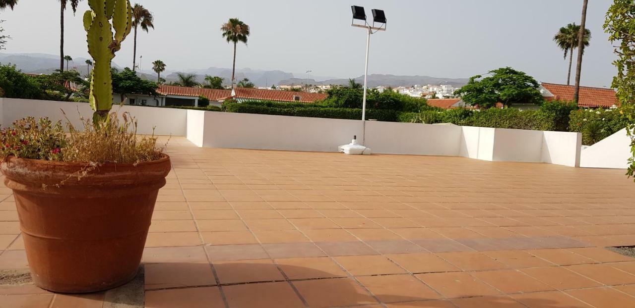Pool & Wifi Free Shared Flat Private Room By Ocean Park Maspalomas  Kültér fotó
