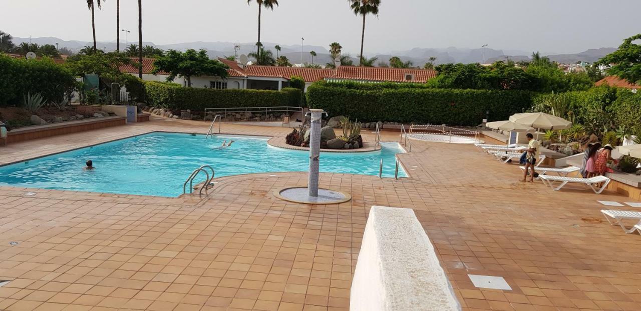 Pool & Wifi Free Shared Flat Private Room By Ocean Park Maspalomas  Kültér fotó